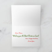 Schattigee Hoppy Holiday Frog Kaart (Binnen)