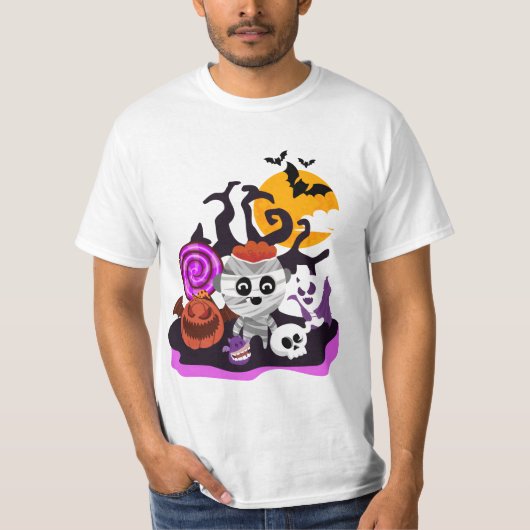 Schattigee horror t-shirt (Voorkant)
