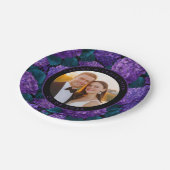 Schattigee hortensia Borden voor bruiloft douchefe Papieren Bordje (Gekanteld)