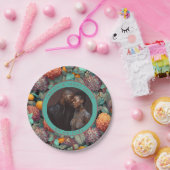 Schattigee hortensia Borden voor eenvoudige bruilo Papieren Bordje (Feest)