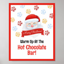 Schattigee Hot Chocolate Bar Sinterklaas Kerstfees Poster