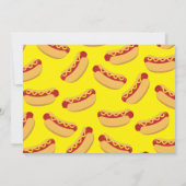 Schattigee Hot Dog Kids Verjaardagsfeestje Koken u Kaart (Achterkant)