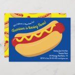 Schattigee Hot Dog Kids Verjaardagsfeestje Koken u Kaart<br><div class="desc">Deze schattige, kleurrijke, schattige feestelijke feestdag voor hotdogs zijn perfect voor een zomerfeest ter gelegenheid van de verjaardag van de kok! Pas de tekst aan om ze zelf te maken. De moderne kijk en het moderne gevoel is de perfecte manier om je kleine te vieren die op hun verjaardag van...</div>