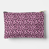 Schattigee Hot Pink en Black Leopard Print Etui (Achterkant)