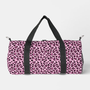 Schattigee Hot Pink en Black Leopard Print Plunjezak