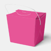 Schattigee Hot Pink Graduation Party Gepersonalise Bedankdoosjes (Achterkant)