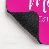 Schattigee Hot Pink Nieuwe Mama Moederdag Muismat (Hoek)