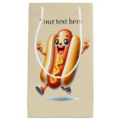 Schattigee hotdogliefhebbers aanpasbaar klein cadeauzakje (Voorkant)