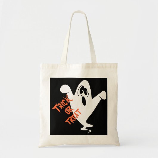 Schattigee Howling Ghost Trick or treat Tote Bag (Voorkant)