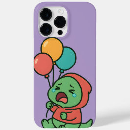 Schattigee huilende dinosaurus met ballon - Telefo Case-Mate iPhone 14 Pro Max Hoesje