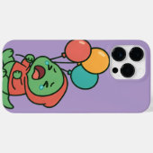 Schattigee huilende dinosaurus met ballon - Telefo Case-Mate iPhone Case (Achterkant (horizontaal))