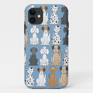 Schattigee huisdier hond grillige moderne eenvoudi Case-Mate iPhone case