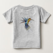Schattigee Hummingbird Baby T-shirt (Achterkant)