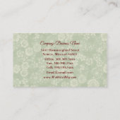 Schattigee Hummingbird Designer Visitekaartje (Achterkant)