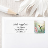 Schattigee Hummingbird Wildlife Natuur Animal Art Etiket (Insitu)