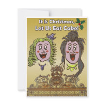 Schattigee, humoristische Versailles Cartoon kerst