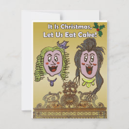 Schattigee, humoristische Versailles Cartoon kerst Feestdagenkaart