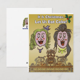 Schattigee, humoristische Versailles Cartoon kerst Feestdagenkaart