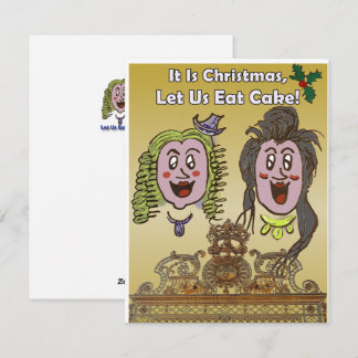 Schattigee, humoristische Versailles Cartoon kerst Feestdagenkaart