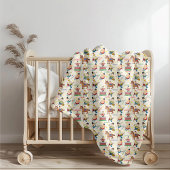Schattigee  Humpty Dumpty Nursery Rhyme Fleece Deken