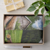 Schattigee hut geknuffeld in een zomerweide tissuepapier (Geschenk)