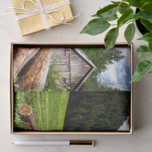 Schattigee hut geknuffeld in een zomerweide tissuepapier (Geschenk)