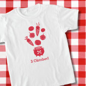 Schattigee Hutspot 3 oktober Leidens ontzet rood w T-shirt
