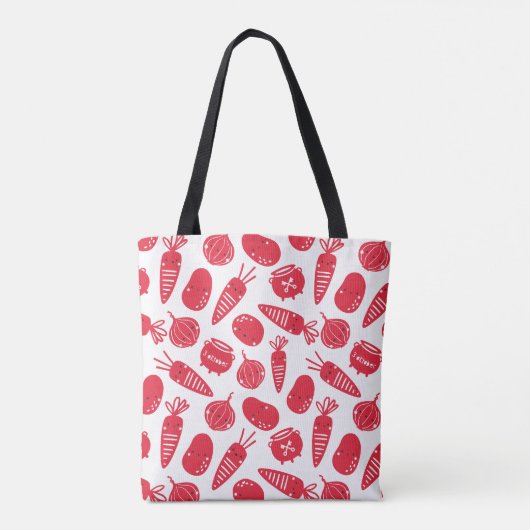 Schattigee Hutspot 3 oktober Leidens ontzet rood w Tote Bag (Achterkant)