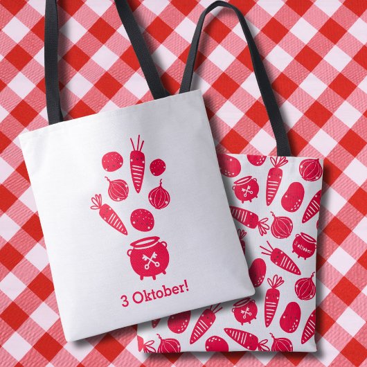 Schattigee Hutspot 3 oktober Leidens ontzet rood w Tote Bag