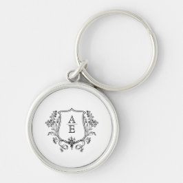 Schattigee huwelijkscadeau Custom Monogram Sleutel Sleutelhanger
