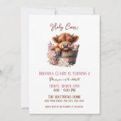 Schattigee Hydrangea Roze Bloemen Boerderijdieren Kaart (Voorkant)