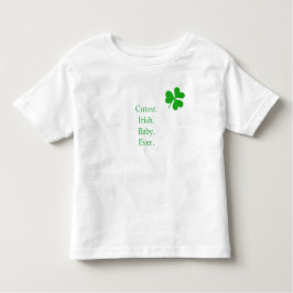 Schattigee Ierse Baby ooit Green Lucky Shamrock Kinder Shirts