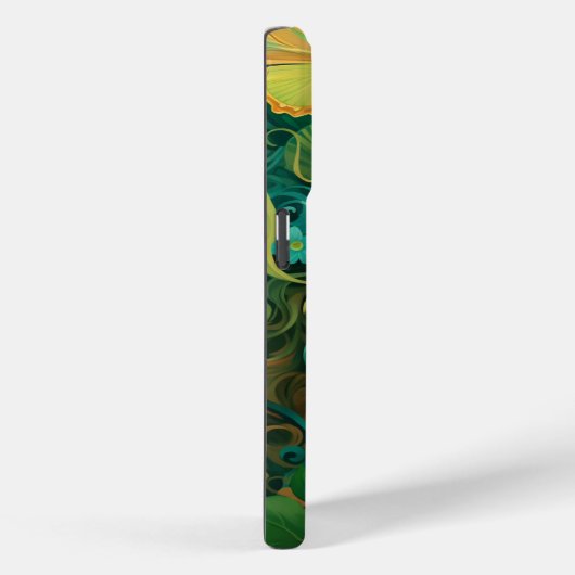 SCHATTIGEE IERSE LASS OMGEVEN DOOR SHAMROCKS Case-Mate iPhone CASE (Achterkant / Rechts)