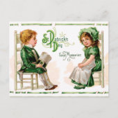 Schattigee Ierse St. Patrick's Day Briefkaart (Voorkant)