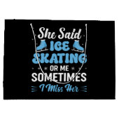 Schattigee ijsbaan gesynchroniseerd roept groot cadeauzakje (Achterkant)