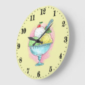 Schattigee ijsliefhebbers grote klok (Hoek)