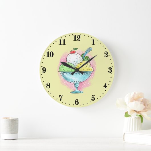 Schattigee ijsliefhebbers grote klok (Huis)