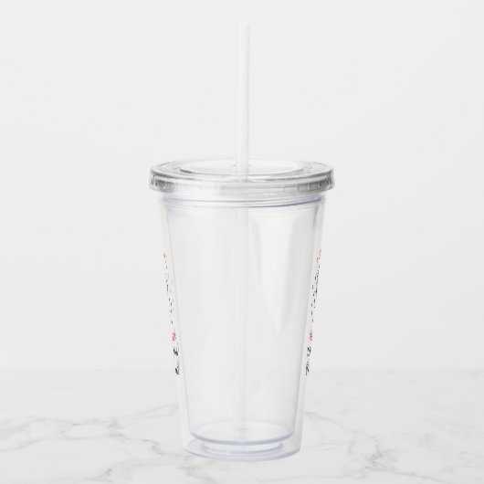 Schattigee ijspun acryl drinkbeker (Rechts)