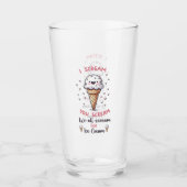 Schattigee ijspun glas (Voorkant)