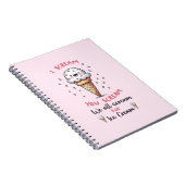 Schattigee ijspun notitieboek (Rechterzijde)