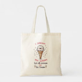 Schattigee ijspun tote bag (Achterkant)