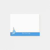 Schattigee Illustratie Narwhal Cartoon Ocean Anima Post-it® Notes (Voorkant)