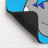 Schattigee illustratie van een monster van Loch Ne Muismat (Hoek)