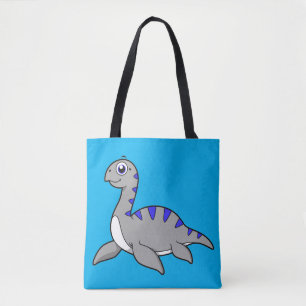 Schattigee illustratie van een monster van Loch Ne Tote Bag