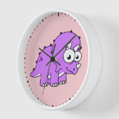 Schattigee illustratie van een Triceratops. (Hoek)