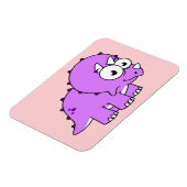 Schattigee illustratie van een Triceratops. Magneet (Linkerzijde)