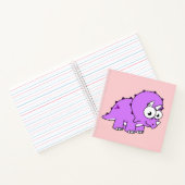 Schattigee illustratie van een Triceratops. Notitieboek (Binnen)