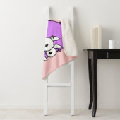 Schattigee illustratie van een Triceratops. Sherpa Deken (In situ)