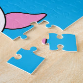 Schattigee illustratie van het monster van Loch Ne Legpuzzel (Zijkant)