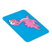 Schattigee illustratie van het monster van Loch Ne Magneet (Rechterzijde)